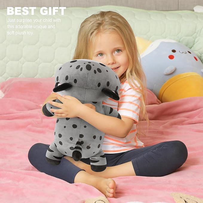 Onsoyours Original Weighted Panther Cat Plush, Cute 13.8"|1.8 Pound Hugging Black Leopard Kitty Weighted Stuffed Animal, Soft Collectible Gift for Kids & Adults