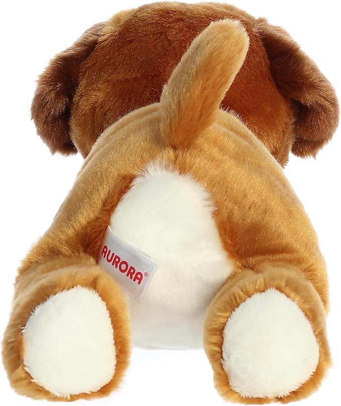 Aurora® Adorable Flopsie™ Chad Boxer™ Stuffed Animal - Used to Create Imaginative Play Adventures - Perfect for Birthdays, Kids and Adults, All Ages - Brown 13 Inches