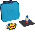 PLUS PLUS Travel Case - 100 Piece Glow Mix, Mini Interlocking Building Blocks Set, Stem Toys - Airplane Travel Essentials for Kids/Classroom Must Haves Gifts for Boys & Girls