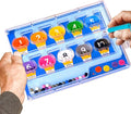 Activities for Elderly with Dementia, Wooden Handhold Dementia Games for Seniors, Easy Magnetic Alzheimers Activities for Parkinson Patients, Memory Care Cognitive Puzzle Matching Board (Blue)