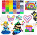 FUNZBO 11000 5mm Fuse Beads Kit - 36 Colors | 66 Patterns, Easter Arts and Crafts for Kids, Teens and Adults, Toys Crafts for Room Decorations, Birthday Gifts for Girls, Boys and Kids Age 5+