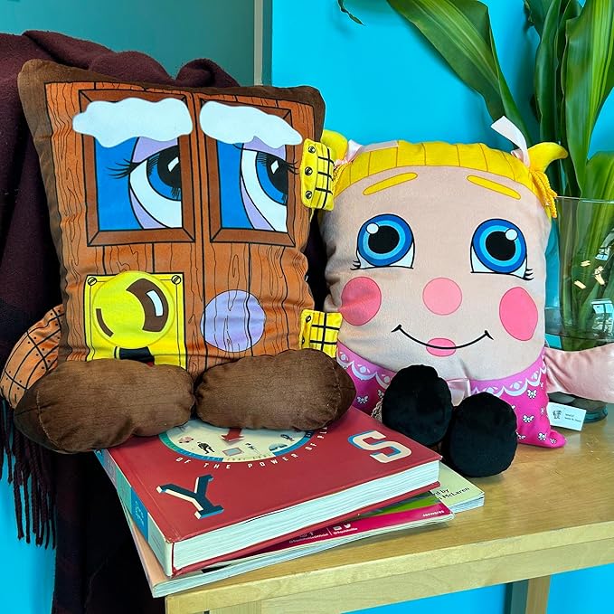 Sweetie Pie Dreams Plush -2-in-1 Toy & Pillow, 80s Nostalgic Plush Pal Reimagined, Soft Stuffed Rectangular Character, Nap-Play Design