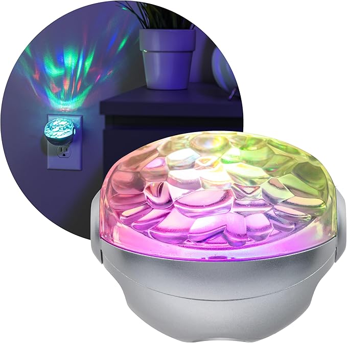 Projectables Northern Lights LED Projection Night Light with Moving Atmospheric Effects, 30404, Aurora Borealis Motion Effects Project Onto Wall and Ceiling