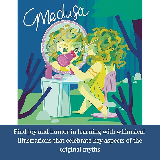 Mythology Match: an Educational Memory Matching Game, Made in The USA for Ages 3+ (24 Pairs, 48 Tiles)