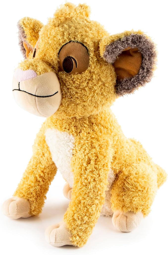 Jay Franco Disney Plush Pillow Buddy - Soft Plushie Stuffed Pillow, 20 Inches, Yellow - Simba