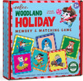 eeBoo: Memory & Matching Game- Woodland Holiday - 18 Themed Matching Pairs, Educational Preschool Game, Kids Ages 3+, 1-4 Players