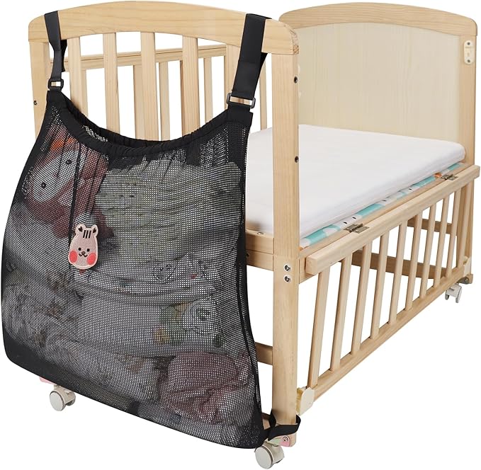 Accmor Universal Stroller Organizer, Large Storage Stroller Bag Fits for Uppababy, Nuna, Britax, Doona Strollers, Non-Slip Adjustable Storage Mesh Caddy Accessories for Stroller Crib