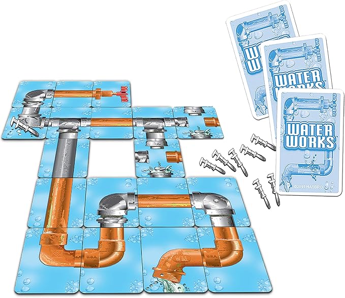 Winning Moves Classic Waterworks Leaky Pipe Card Game