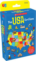 University Games, Scholastic USA Travel Card Game, Learn State Capitals and Historic Facts, Great Geography Challenge Card Game for Kids Ages 6 and Up