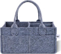 Mr. Pen- Baby Diaper Caddy Organizer, Charcoal Gray, Nursery Storage Bin and Car Organizer for Diapers and Baby Wipes