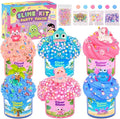 6 Pack Slime kit, Pink & Blue Slime for Kids, Butter Cloud Clear Slime Set Party Favors for Boys Girls Ages 8-12, Soft Sensory Toys Goodie Bag Stuffers, 4-10 Year Old Girl Birthday Gift