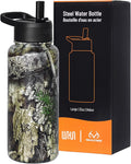 Wildkin Realtree APX 32oz Kids Water Bottle – Leakproof, Vacuum-Insulated, Durable, Easy-Clean