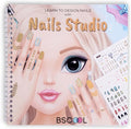 BSCOOL - Drawing, Coloring & Activity Book. Nail Design Book with Stickers and Guides. Fashion Design Sketchbook for Kids 5 and up. Little Designer Book - Nail Sticker Book. Easter Gift for Girls