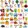 Labeol Diamond Art Kits for Kids Boys and Girls Ages 6-8-10-12 Easy to DIY Creative Diamond Art Sticker Craft by Numbers Kits for Kids and Adult Beginners (Farm)
