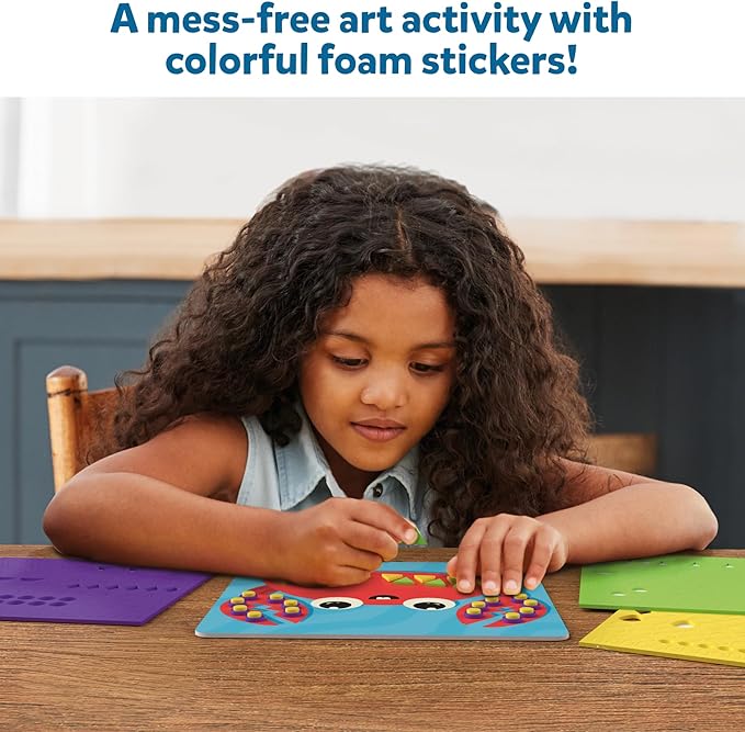 Skillmatics Foam Sticker Art Activity - Under The Ocean, Mess-Free Fun for Kids, 800+ 3D Foam Stickers, DIY Felt Craft Kits, Gifts for Girls & Boys Ages 3, 4, 5, 6, 7