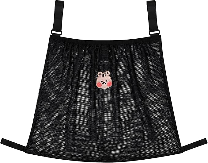 Accmor Universal Stroller Organizer, Large Storage Stroller Bag Fits for Uppababy, Nuna, Britax, Doona Strollers, Non-Slip Adjustable Storage Mesh Caddy Accessories for Stroller Crib
