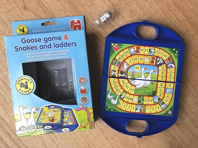 Gänsespiel & Schlangen und Leitern Kompaktspiel