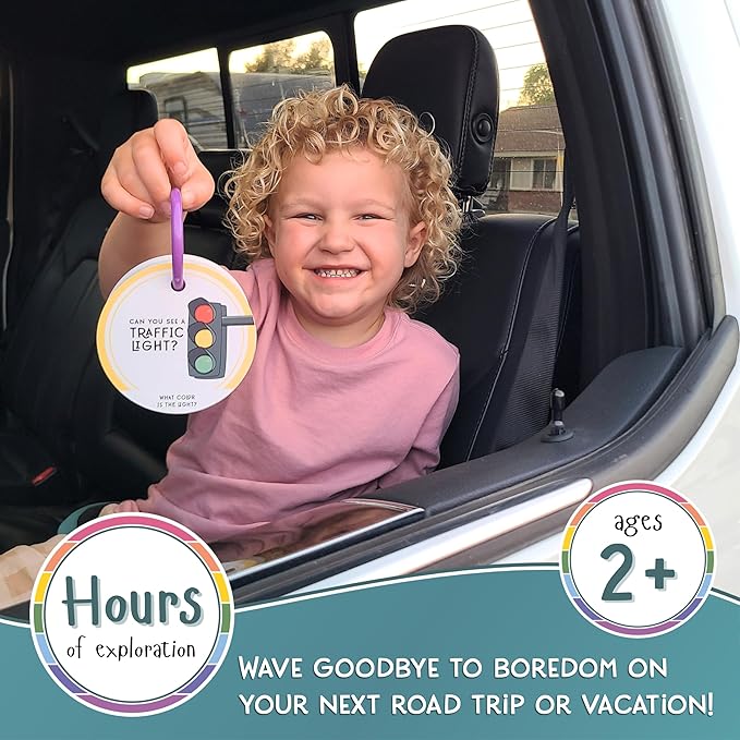 Children's Scavenger Hunt | Toddler Activities | Games for 2, 3 Year Old's & Up | Kids Educational Scavenger Hunt Cards (Travel Edition)