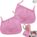 2PCS Universal Side Sling Stroller Cargo Net,Portable Storage Mesh Bag,Stroller Storage Organizer Bag,Non-Slip and Adjustable Straps Side Sling Mesh Organizer(Pink)
