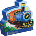 Crocodile Creek 36-Piece Jigsaw Floor Puzzle - Fun Floor Puzzles for Kids Ages 3-5 - Heavy-Duty Shaped Box for Storage - All Aboard - 24" W x 18" H Finished