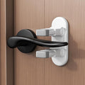 4 Pack Door Lever Locks for Kids Safety, Strong 3M Adhesive Baby Proofing Door Handle Locks, Durable ABS Child Locks for Doors, Windows, Faucets, No Tools Needed or Drill (White-4Pack)