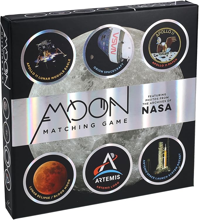 Moon Matching Game - Featuring Photos from The Archives of NASA