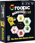 Groopic Monster's Style – Award-Winning and Fun Twist on The Beloved Rummy Game. Board Games for Kids 8-12 & Families, Innovative Rummy Card Game Set. Monster Games for Kids, Ages 8+, Players 2-4