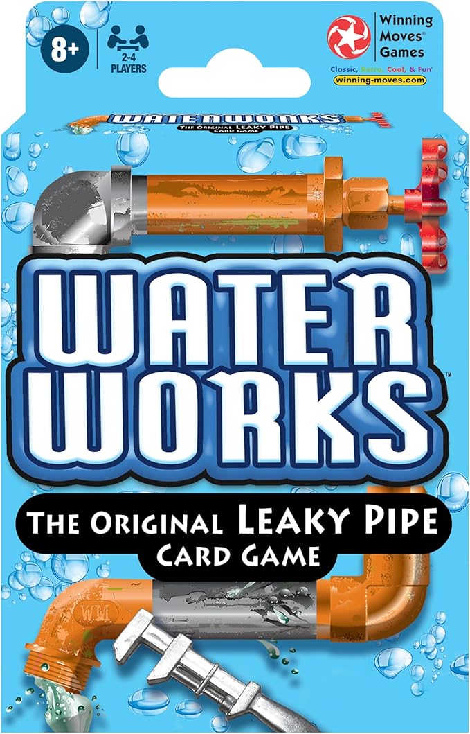 Winning Moves Classic Waterworks Leaky Pipe Card Game