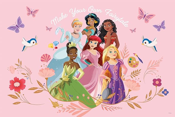 Buffalo Games - 50 piece Giant Floor Puzzle - Disney Princess - Educational Puzzles for Kids Ages 4 and up - Large Pieces - 2 feet x 3 feet