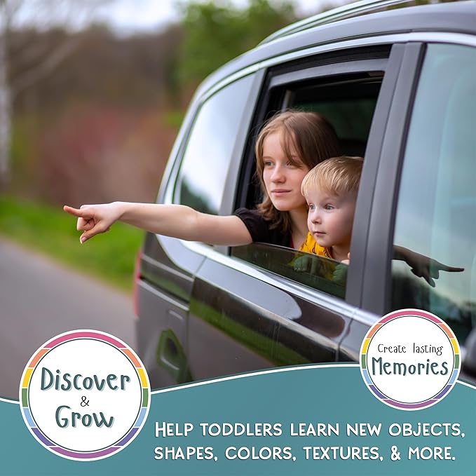 Children's Scavenger Hunt | Toddler Activities | Games for 2, 3 Year Old's & Up | Kids Educational Scavenger Hunt Cards (Travel Edition)