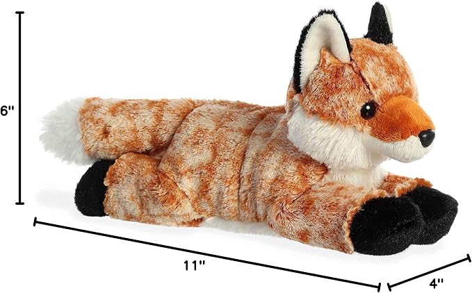 Aurora® Adorable Flopsie™ Autumn Fox™ Stuffed Animal - Used to Create Imaginative Play Adventures - Perfect for Birthdays, Kids and Adults, All Ages - Brown 11 Inches
