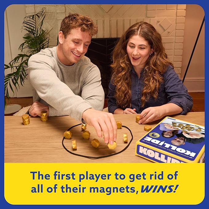 Kollide By Relatable, Exciting Magnetic Game for Family Game Night, Great Fun Games for Kids, Includes 1 Rope, 20 Magnets, and Instructions