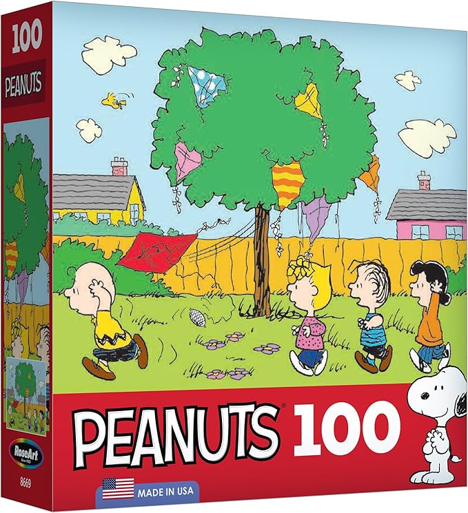 RoseArt - Peanuts - 100 Piece Jigsaw Puzzle for Kids and Adults