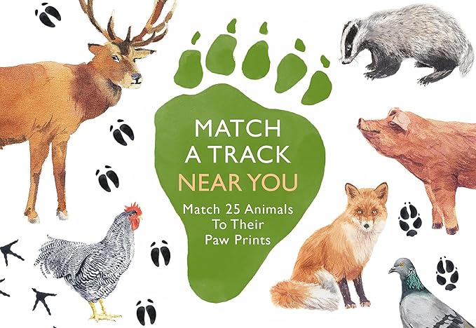Laurence King Match a Track Near You: Match 25 Animals to Their Paw Prints
