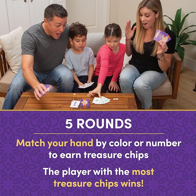 Five Crowns Jr Card Games for Kids – Family Games Night, Card Games for Families, Multi-Player, Screen Free, Travel Games, Playing Cards, Family Activities