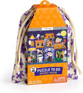 Mudpuppy Spooky House – 36 Piece Jigsaw Puzzle to Go Featuring an Adorable Haunted House with Spooky Friends Perfect for Travel and Boo Baskets