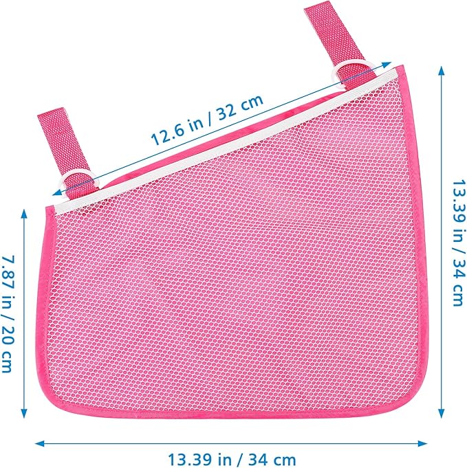 Accmor Universal Stroller Organizer, Side Sling Stroller Organizer, Mesh Cargo Net Stroller Storage Caddy Accessories, Stroller Bag Accessories Fits for Uppababy, Nuna, Baby Jogger, Doona Strollers