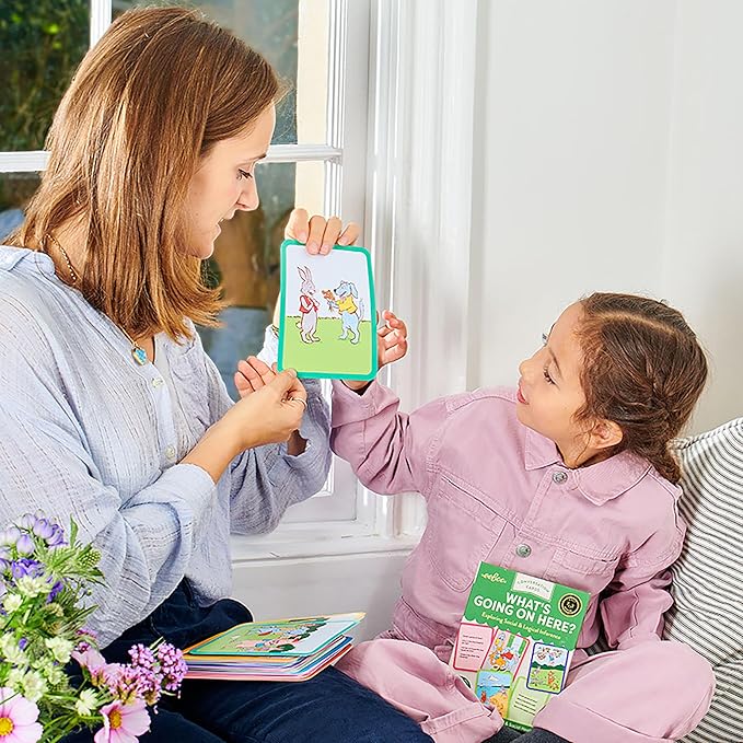 eeBoo: What's Going on Here - 50 Conversation Flashcards, Develops Empathy Through Friendly Illustrations of Social Situations, Develop Social and Emotional Intelligence, for Ages 3 and up