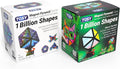 TOSY Magnet Pyramid - 1 Fidget Cube Transforms into 1 Billion Shapes, 243 Rare Earth Magnets, Glowing, Holographic Design, Spinner Accessory, Gift for Christmas Birthday (Set of 1 Stone 1 Glow)