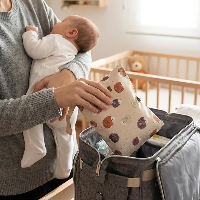 HAMUR Baby Diaper Bag Organizer – Travel-Friendly, Compact & Foldable | Stroller Pouch for Newborn Essentials – Must-Have for Boys & Girls (URchin)