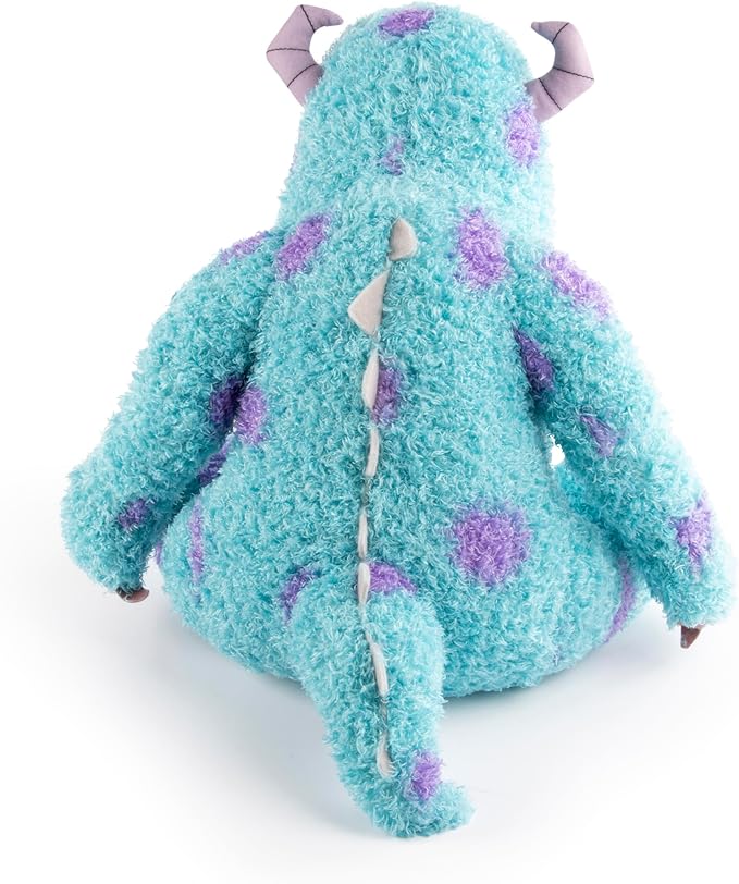 Jay Franco Disney Plush Pillow Buddy - Soft Plushie Stuffed Pillow, 12 Inches, Blue - Sully