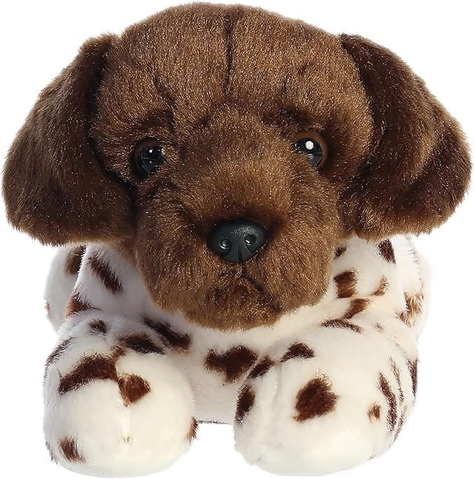 Aurora® Adorable Flopsie™ Gio German Shorthair™ Stuffed Animal - Used to Create Imaginative Play Adventures - Perfect for Birthdays, Kids and Adults, All Ages - Brown 13 Inches