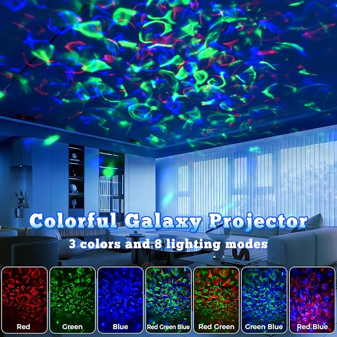 Galaxy Projector for Bedroom, Dinosaur Egg Galaxy Light Projector with Timer and Remote, Nebula Ceiling Night Light for Kids Adults, Room Decor