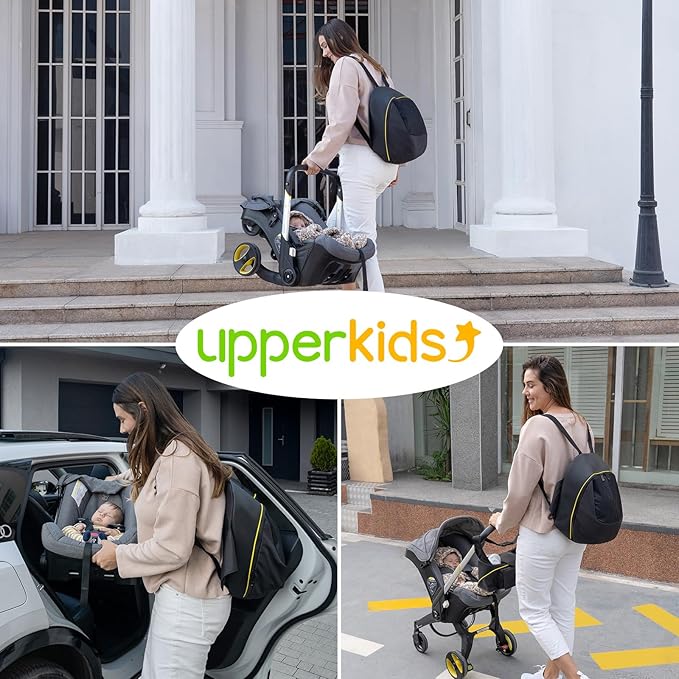 Storage Bag for Doona Infant Car Seat Stroller, Large Capacity Diaper Bag, Wearable Backpack, Stroller Organizer, Easy Access Zipper, Water-Repellent Lightweight Baby Travel Essentials Organizer