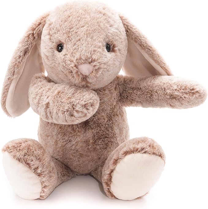 WEIGEDU Bunny Rabbit Stuffed Animals Plush Toys for Kids Girls Boys Baby Birthday Bedtime Gift, 17.7 inches