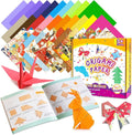 Pigipigi Kids Craft Origami Paper Kit for Kids Ages 5-8 8-12, with Guiding Book, 360 Sheets DIY Art and Crafts Supplies,Colorful Folding Papers Set Projects Gifts Activity for Boy Girl Toys(Japanese)