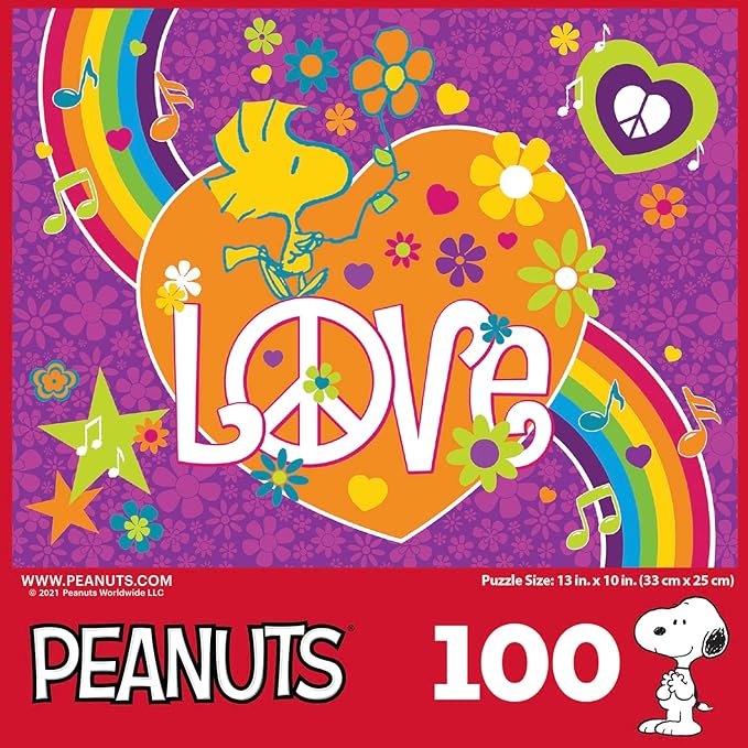 RoseArt - Peanuts - 100 Piece Jigsaw Puzzle for Kids and Adults