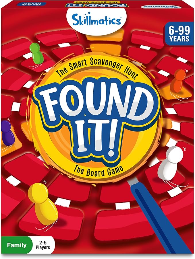 Skillmatics Board & Card Game - Found It, Scavenger Hunt for Kids, Adults, Families, Educational Game Collections, Fun, Gifts for Ages 6, 7, 8, 9 and Up
