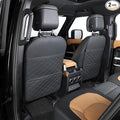 TAIKOO Seat Back Protector + Large Capacity Pocket Storage Organizer,Preventing the Impact of Children Stepping on the Seat Backrest (Black)