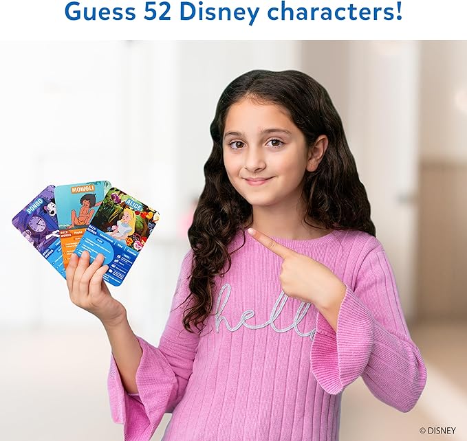 Skillmatics Guess in 10 Disney, Card Game for Girls, Boys, Kids, Teens, Adults Who Love Cinderella, Mickey Mouse, Moana, Travel Toy, Screen-Free Fun, Gifts for Ages 6, 7, 8, 9 and Up